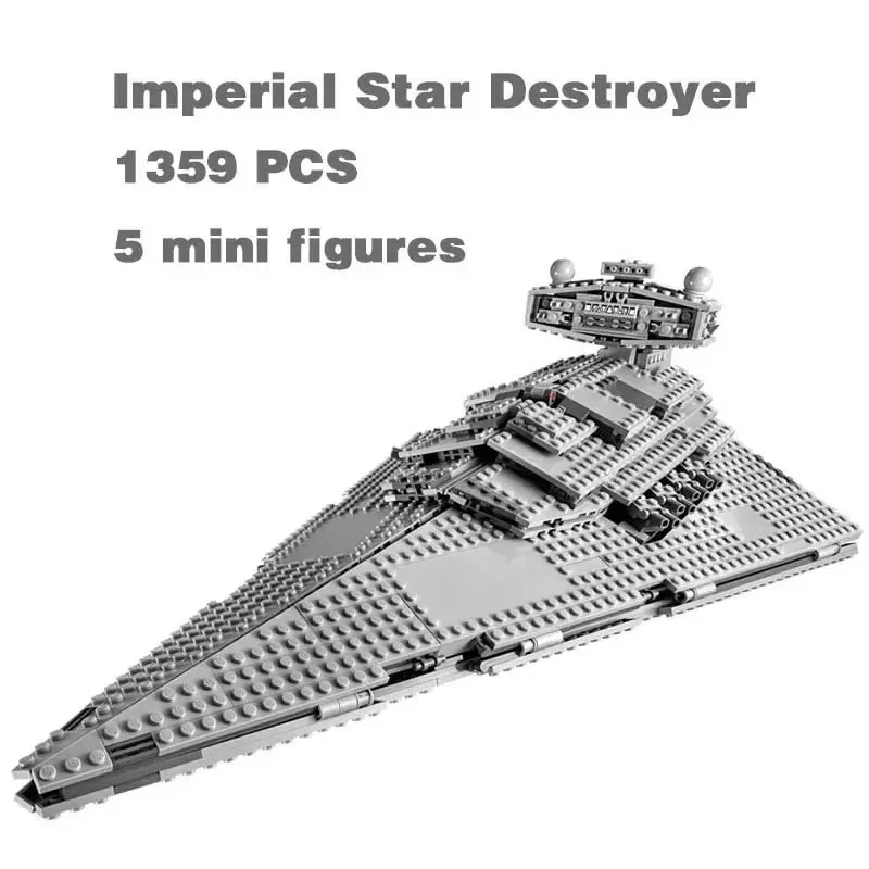 1359 PCS Imperial Star Destroyer Building Blocks Bricks 05062 Kids Educational Christmas Birthday Toy Gifts Compatible 75055