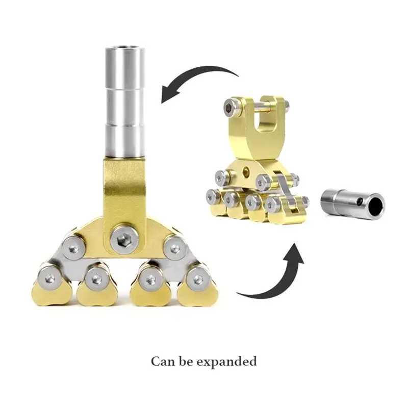 A69P-V3 Fractal Fret Pressure Head Tool Self-Conforming Radius Caul Designed For Guitar Fret Installation 1 And 2