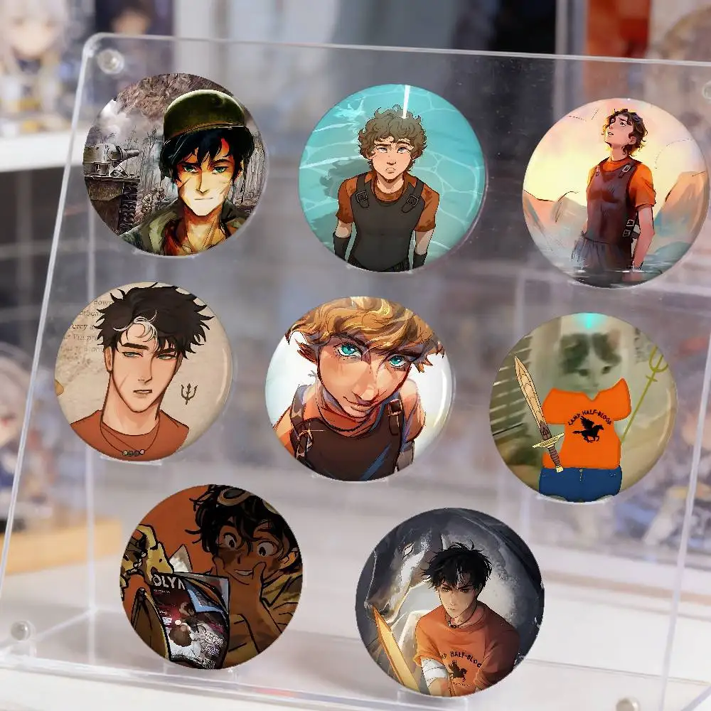 Percy Jackson For Clothes Anime Enamel Pin Cute Things Cartoon Cosplay Badges On Backpack Brooch Art Gifts