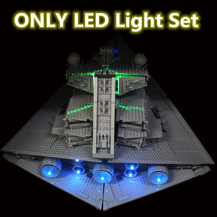 IN STOCKS RC LED Light Set For Compatible With LEGO 10030 05027 Imperial Star Destroyer Building Bricks Blocks Accessory