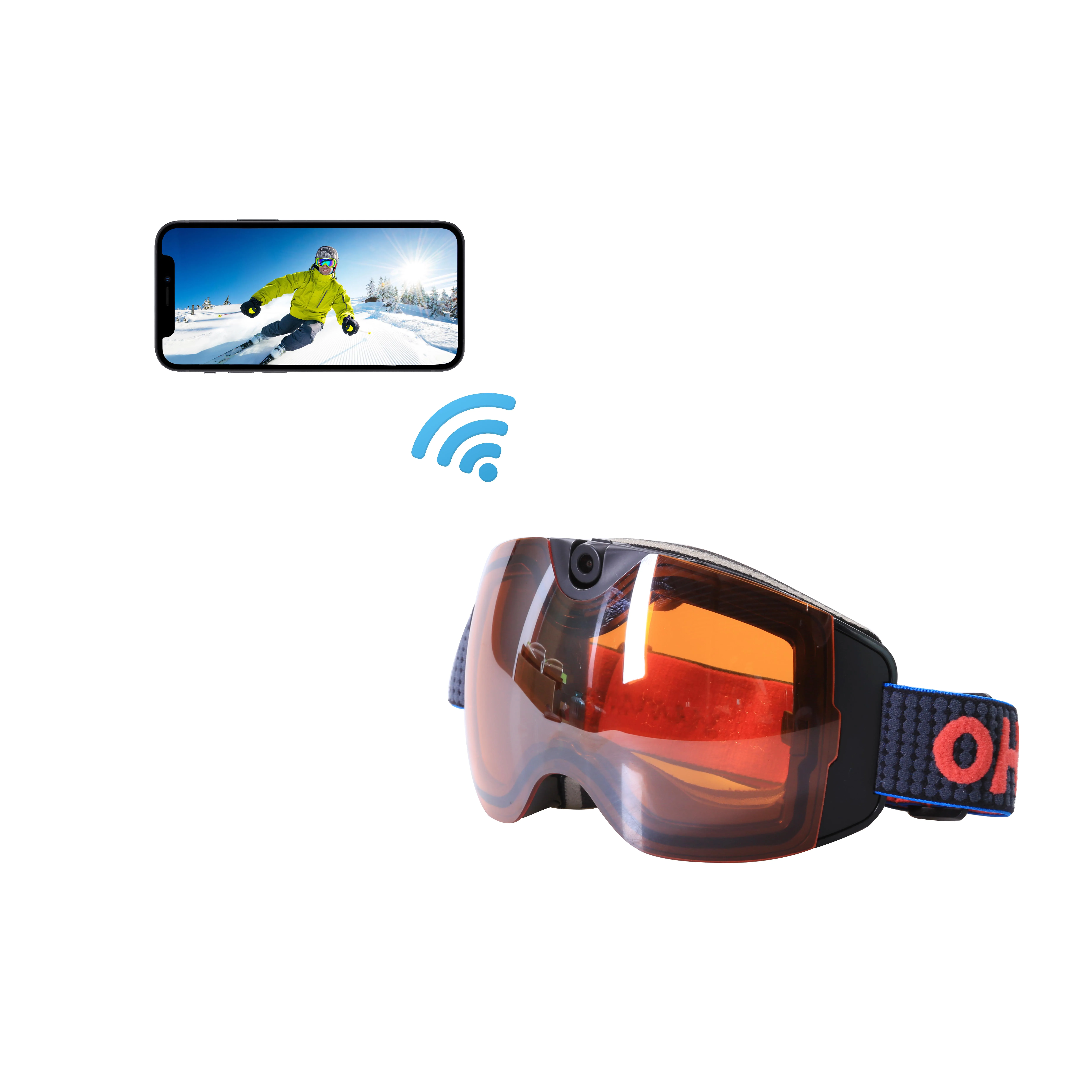 4k Wifi Ultra FUll HD Sport Action Camera Sunglasses Headmounted Body Cam Pov Video Recording Ski Skiing Snow Camera