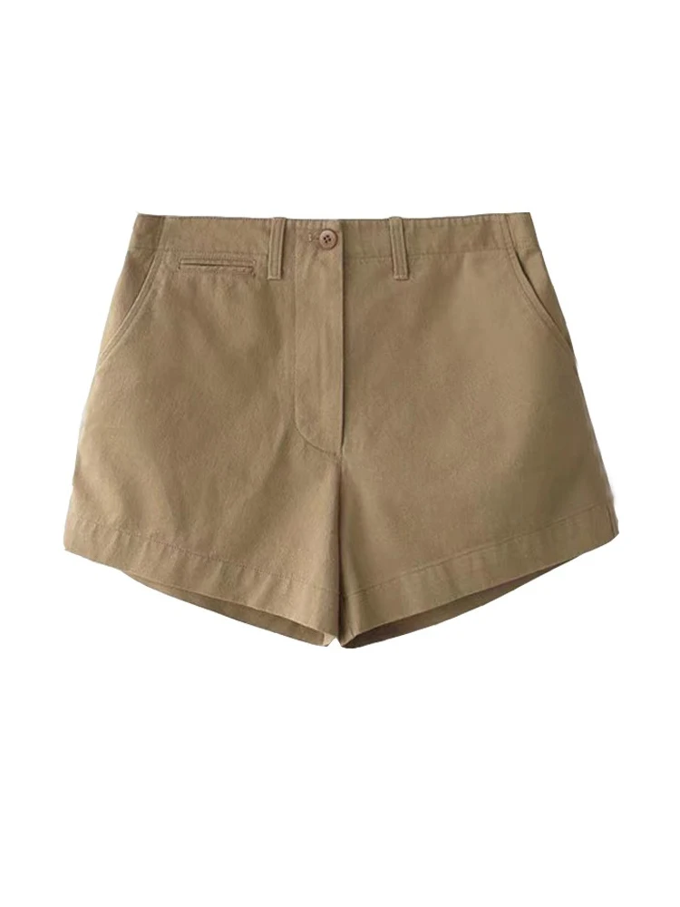 

Повседневные свободные женские шорты, однотонные, утягивающие, летние, в новом корейском стиле, дышащие, удобные, из смесового хлопка