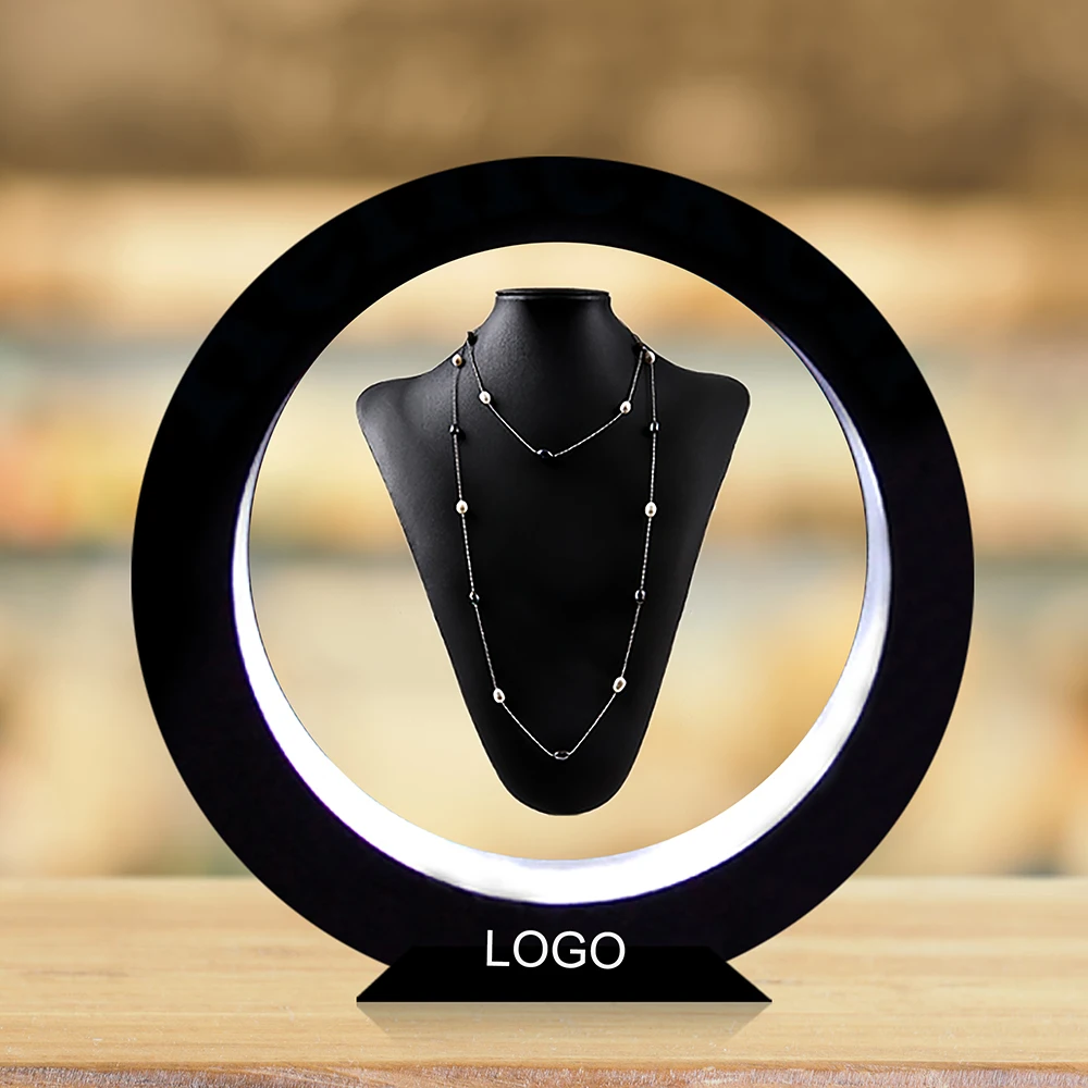 

Magnetic Levitation Jewelry Display Stand Internet Celebrity Levitation Advertising Display Light Box Desktop