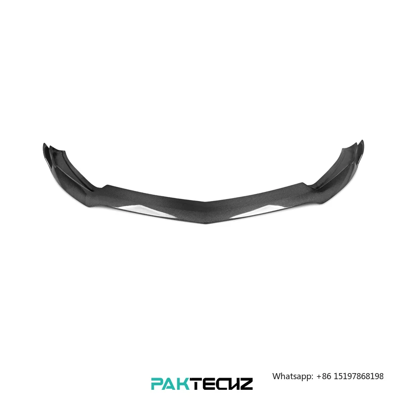 

Paktechz Carbon Fiber Bodykit Front Bumper Lip Spoiler Splitter for Mercedes Benz AMG GT GTS C190 Ver2