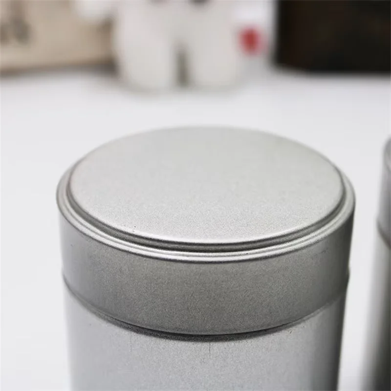 10pcs Mini Round Tin Jar Tea Powder Container Empty Box Portable Packaging Candle Jar