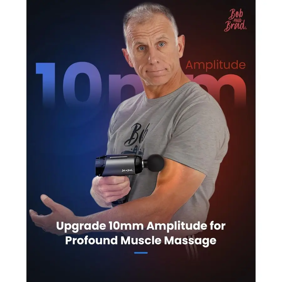 ومسدس تدليك BRAD T2 Pro ومدلك الظهر اللاسلكي مع الحرارة