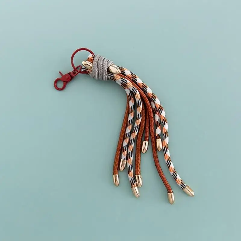 39BD Mehrzweck-Seil-Schlüsselanhänger, stilvoller Seil-Schlüsselanhänger, modischer Schlüsselschmuck, Schlüsselhalter, geeignet – Detail 7