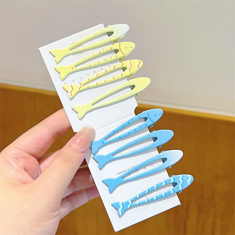 

Fresh Little Fish Hair Clip Cute Sweet Girl Side Bangs Clip Versatile Niche Duckbill Clip Hairpin Hair Accessory Pinza Pelo