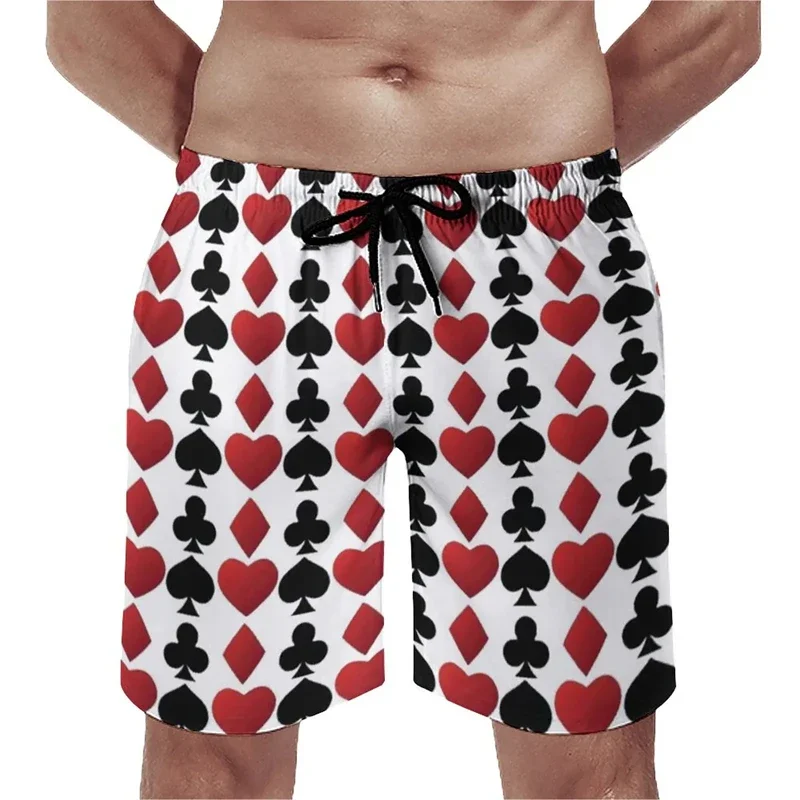 MEW Playing Poker Board Short Pants pour hommes, Hip Hop Short de plage, Design de mode, Streetwear décontracté, Respzed Beach Shorts, 2024