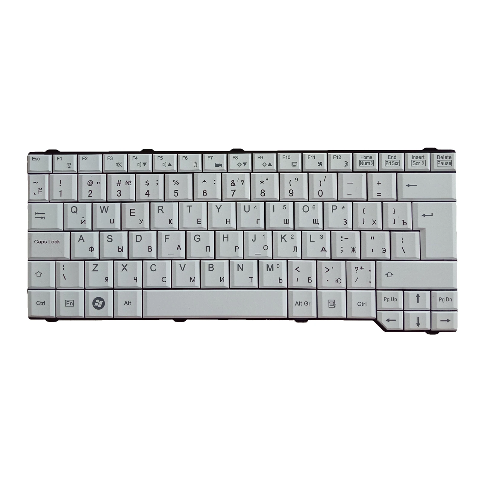 Novo teclado do laptop para asus amilo v6515, v6535, v6545, v655, x9510, x951, ru, branco