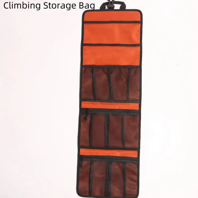 

Folding Lightweight Rock Climbing Tree Arborist Caving Quickdraw Sling Carabiner Hook Gear Equipment Collection Gear Arrange Bag