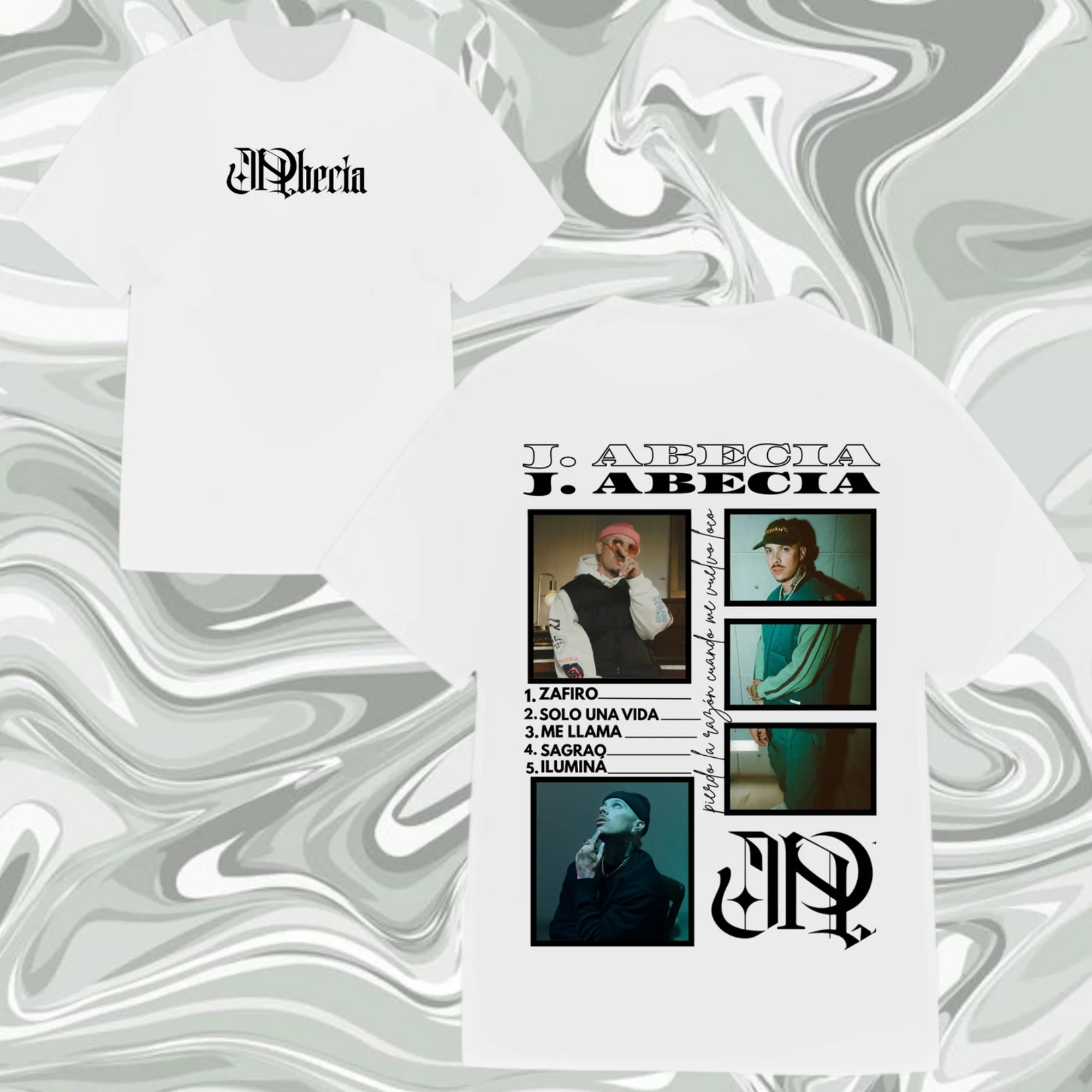 جديد الصيف مغني الراب الهيب هوب بيني Camiseta J.Abecia تي شيرت القطن الجولة الرقبة الشارع موضة بلايز كبيرة الحجم Unseix الشارع العلوي