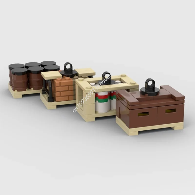 Camión de carga MOC de 547 Uds., remolque de cama plana, modelo de ciudad, bloques de juguete de construcción, arquitectura, ladrillo educativo, regalos de Navidad para niños, cumpleaños