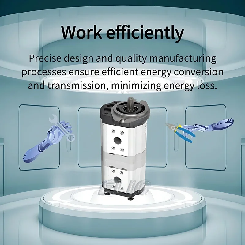 

Top Quality small forklift triple gear pump WA200-1C PC80-1 705-51-20400 double hydraulic piston pump for Komatsu Series