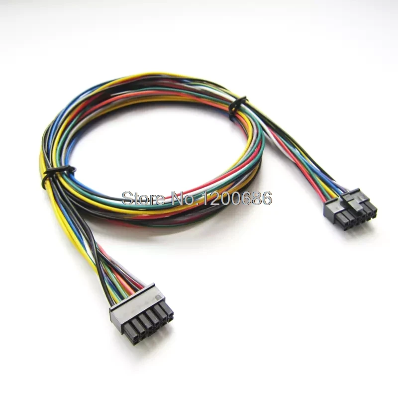 1M 12PIN 18AWG 100CM Custom Cable Assembly Molex 12Pin Micro-Fit 4.2 Housing 2x6pin 39012120 2*6pin 12p 12 Circuits wire harness