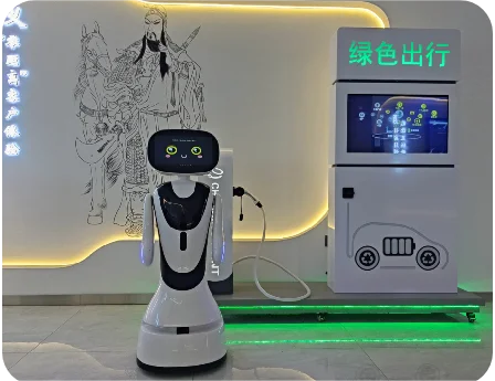 2024 Hot Sela Two Big Screen Guide Il miglior robot umanoide AI Robot di benvenuto commerciale per la reception