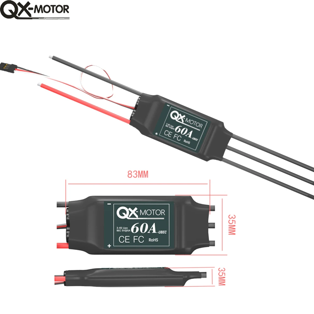 Silnik QX 70mm EDF 12 ostrza wentylator kanałowy QF2827 silnik bezszczotkowy z 60A / 80A ESC do zdalnego sterowania FMS RC samolot zabawkowy