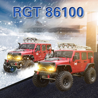 RGT 86100v2 1:10 Rc Cars Simulation Climbing Four-Wheel Drive Electric Remote Control Model Adult Rc Off-Road Climbing Vehicle