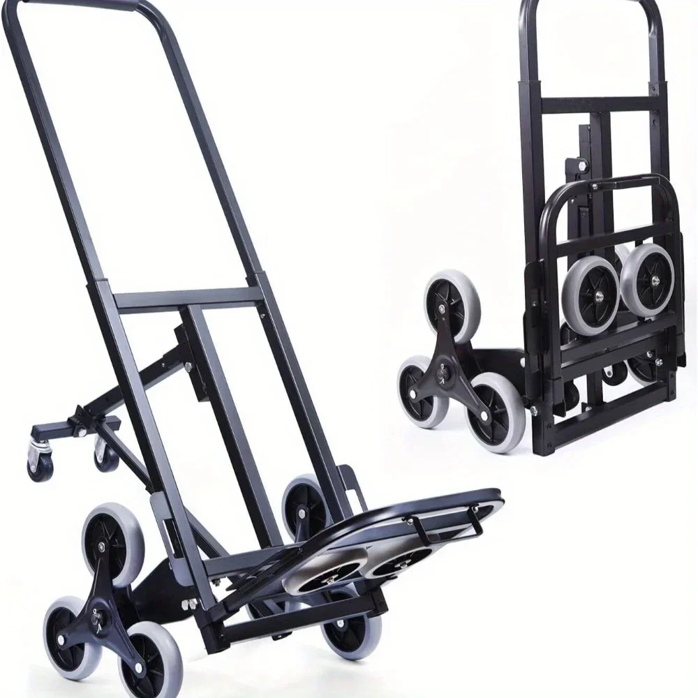 

Heavy Duty Stair Climbing Cart 420 Lbs Capacity Hand Truck Dolly W/Backup Wheels