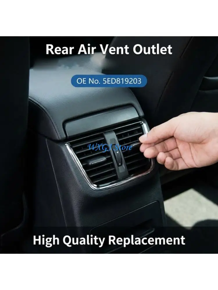 

37JE Vent Outlet Grille Assembly 5ED819203 Rear Air Conditioning Vents for 2015-2022