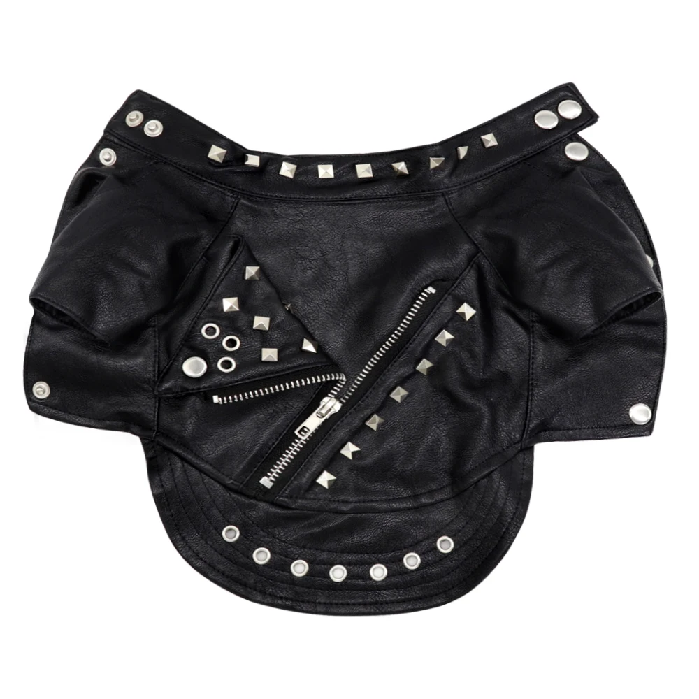 Leather Cat Jacket Warm Dogs Cat Clothes Coat Autumn Winter Pet Clothing Puppy Kitten Outfits Costumes for Chihuahua Yorkshire - Image 2
