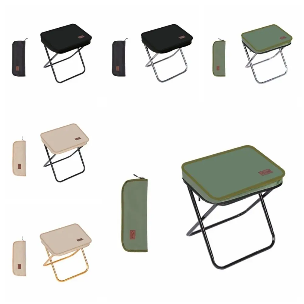 Ultra Light Mini Handbag Stool Portable Foldable Outdoor Folding Stool Multifunctional Sturdy Small Picnic Chairs Hiking