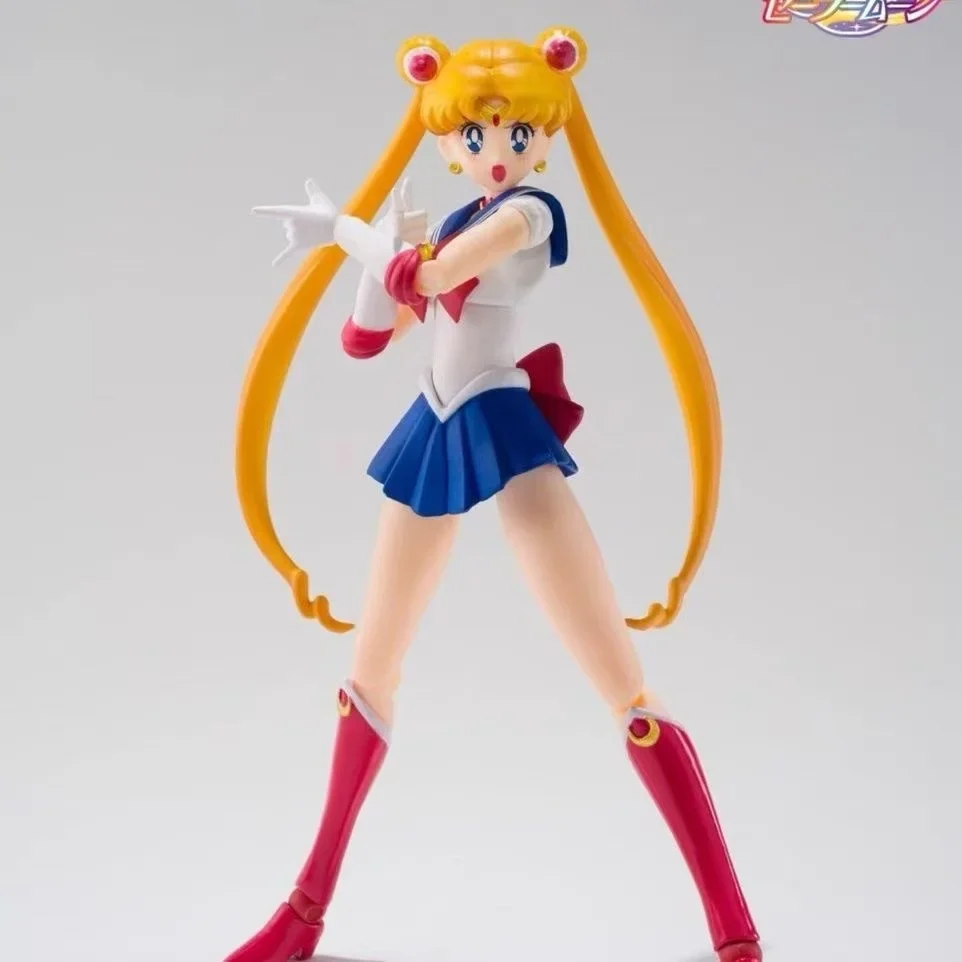 In Stock Bandai SHF Sailor Moon Water Ice Moon Hare Sailor Moon Can Do It Anime Figure Model Collection Toy Gift