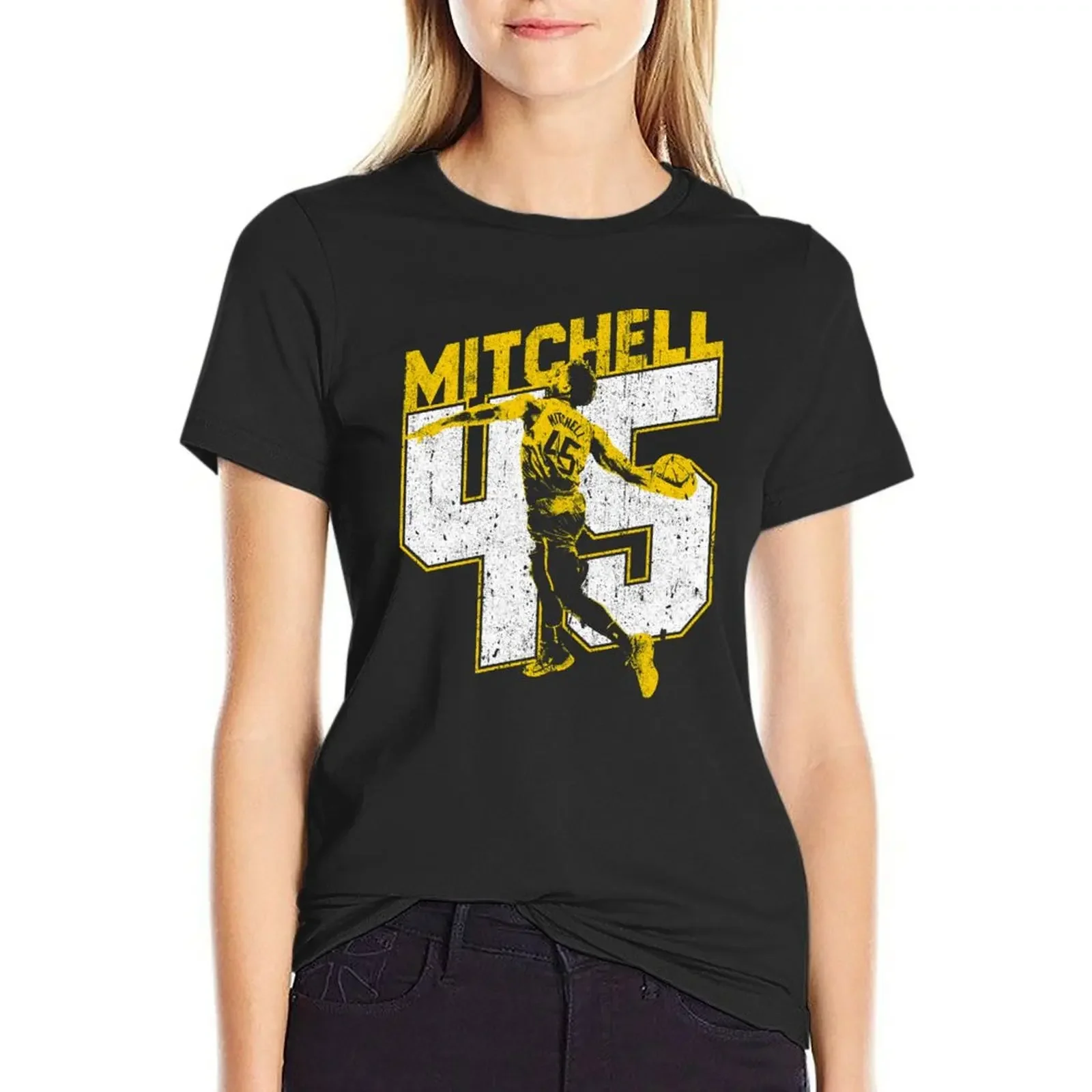 

Donovan Mitchell T-Shirt summer top shirts graphic tees customs aesthetic clothes Womens clothing