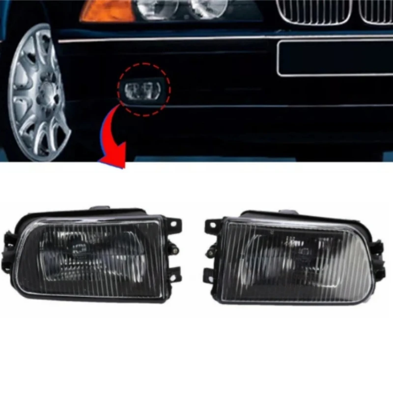 

OEM 63178381977 63178381978 Front Bumper Fog Lamp Shell Cover For BMW 5 Series 528i 540i E39 1997 1998 1999 2000 2001 2002 2003