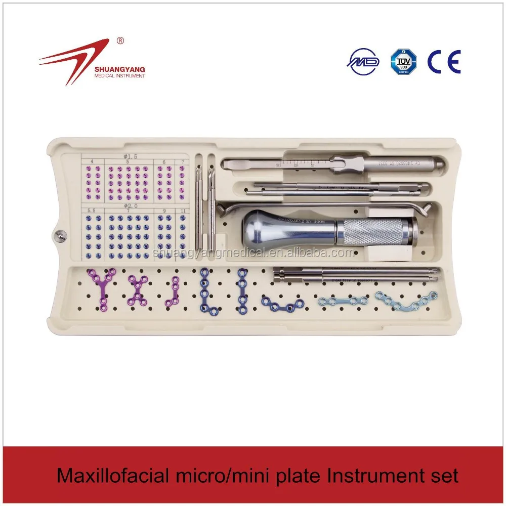 Maxillofacial surgery instruments surgical support apparatus (autoclave)