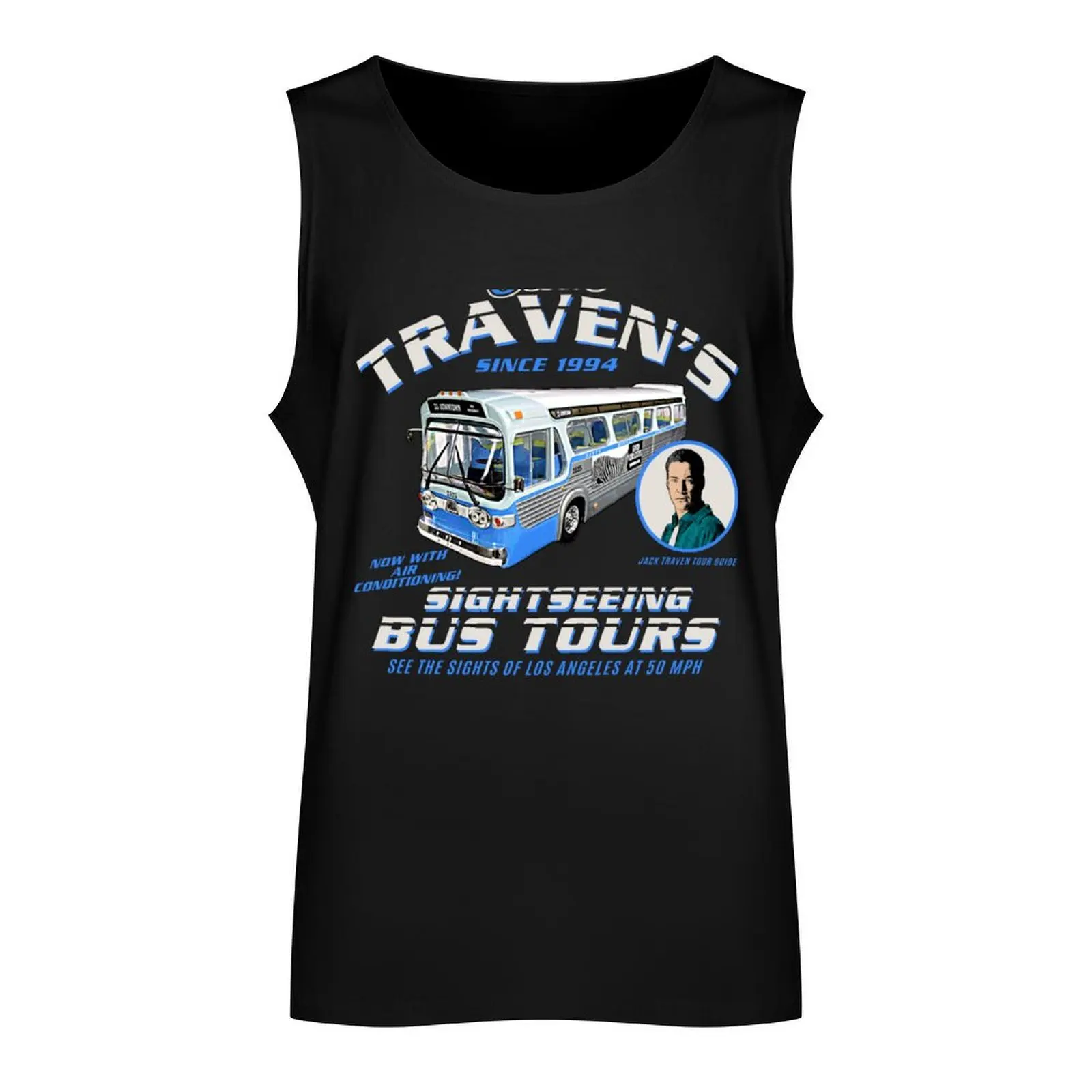 Jack Traven's Sightseeing Bus Tours Tank Top Men's t-shirt t shirts