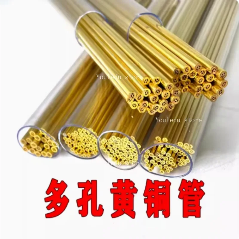 

New Multi Hole Brass Copper Tube 500mm EDM Drilling Machine Wire Cutting Accessories Slow Running Electrode Consumables Piercing