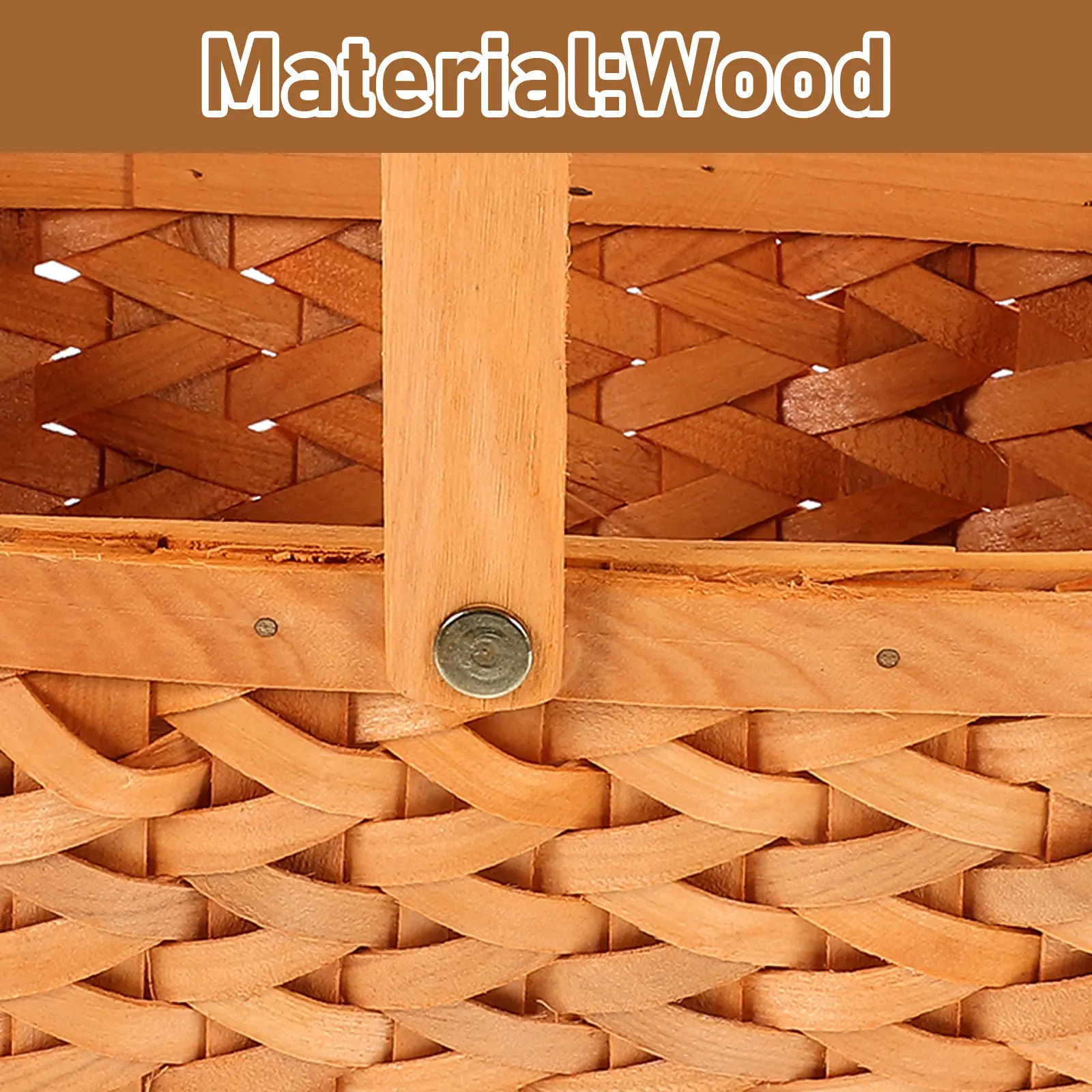 

Mini Handheld Rustic Woven Storage Basket Multipurpose Gift Flower Picnic Fruit Camping Accessories Camping Accessories