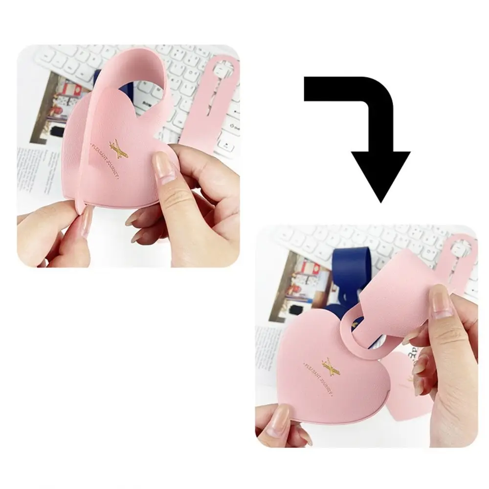 Airplane Suitcase Tag Love Shape PU Luggage Tag Boarding Pass Travel Accessories Information Card Address Label