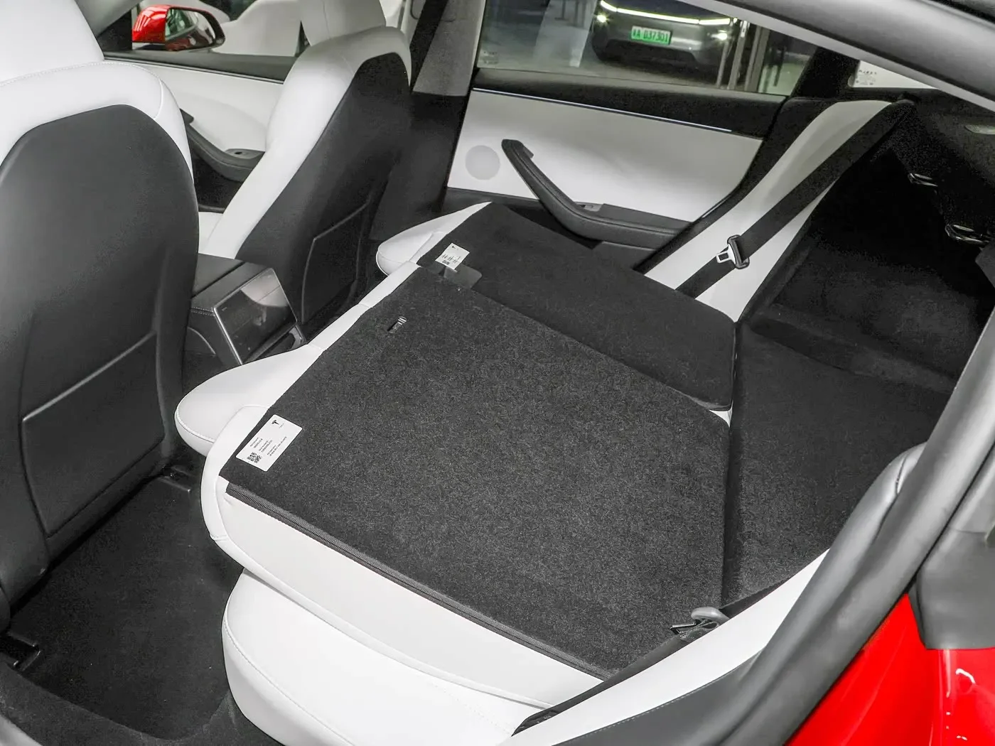 Spezieller Autositzbezug für Tesla Model 3 2023 2024 2025, PU-Leder Sitzkissen-Schutz, Autositzbezüge, Innenraumzubehör – Detail 6