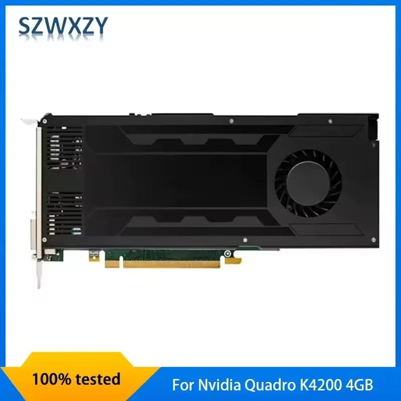 新オリジナル Nvidia Quadro K4200 4 ギガバイト GDDR5 256 ビット PCI