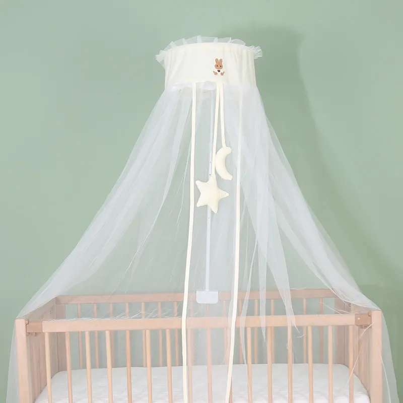

Cartoon Cute Style Baby Bed Mosquito Net Summer Home Big Space Encrypted Mesh Mosquito Net Clip Type Universal Crib Mosquito Net