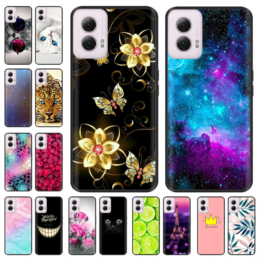 

For Moto G Power 2024 Case 6.7" Flower Soft Silicon Cute Cartoon Phone Case Funda for Motorola Moto G Power 5G Gpower 2024 Cover