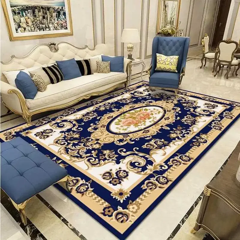

VIKAMA American Bohemian-style Living Room Carpet Retro Home Carpet Floor Mat Bedroom Floor Mat Home Decoration Carpet