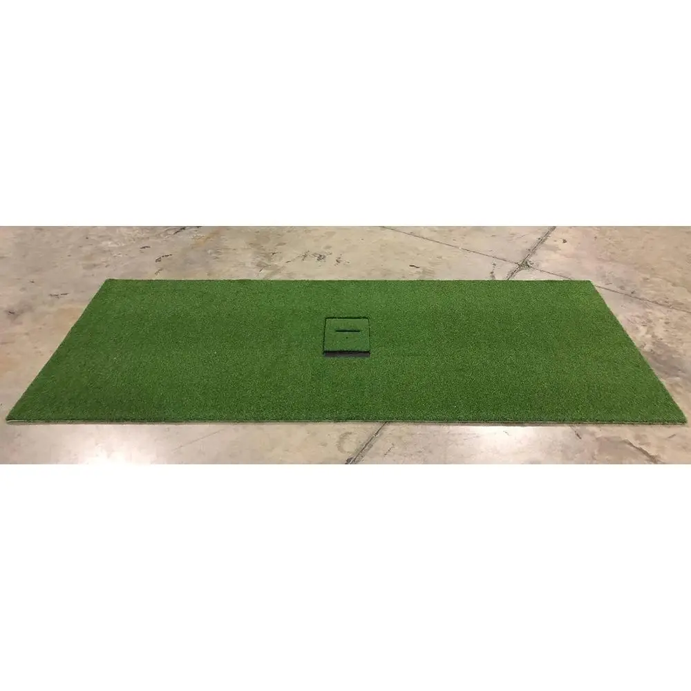 

Portable 5x10 Golf Mat with Optishot Simulator, Wooden Tee Included