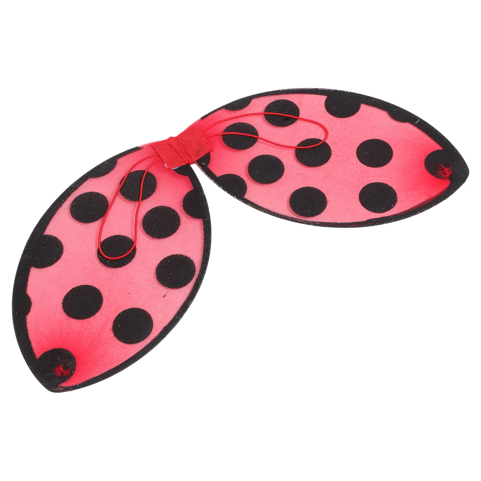 Marienkäfer faltbare Flügel Requisiten rot Kostüm Zubehör Kinder Party Performance Cosplay Flügel Marienkäfer Kinderkostüm Bühnenspiele