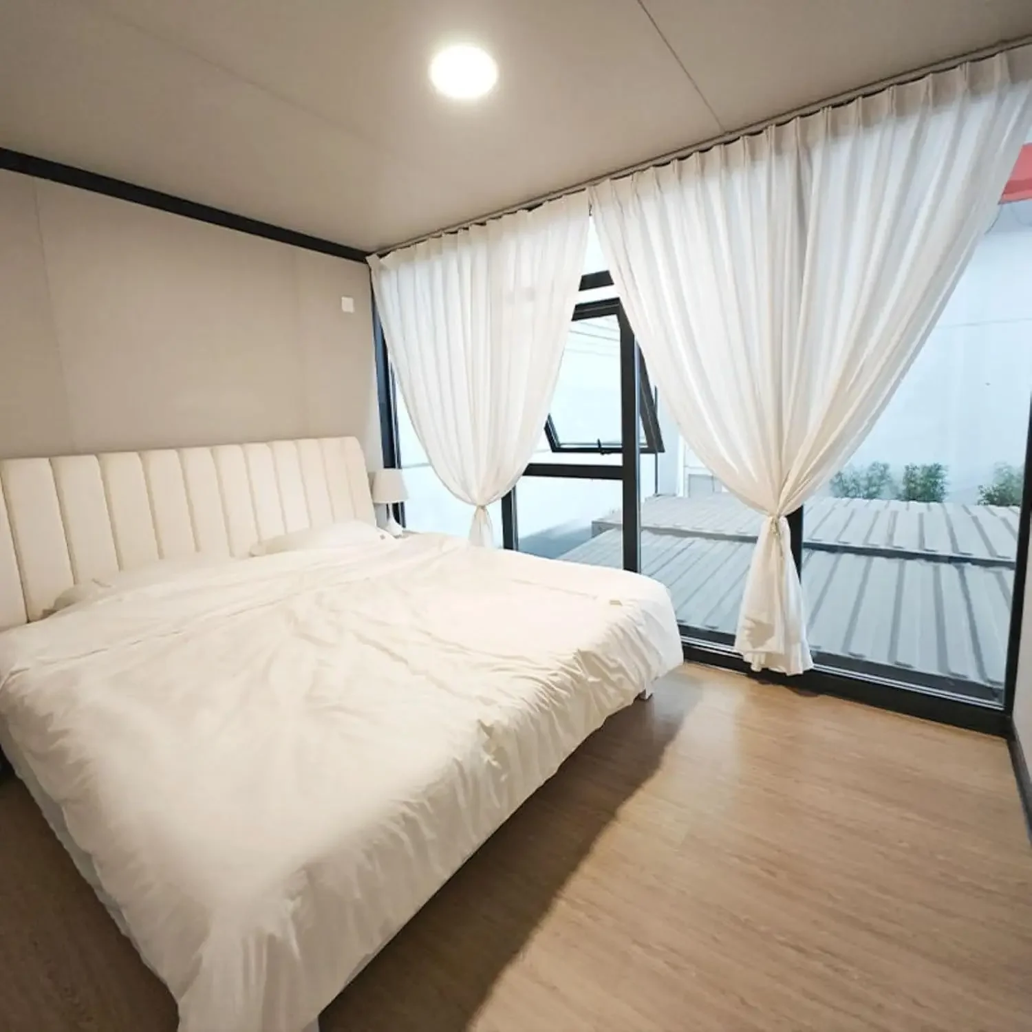 Casa pequena pré-fabricada portátil para venda, casa modular de 20 pés - com 2-3 quartos, 1 cozinha e banheiro, recipiente expansível