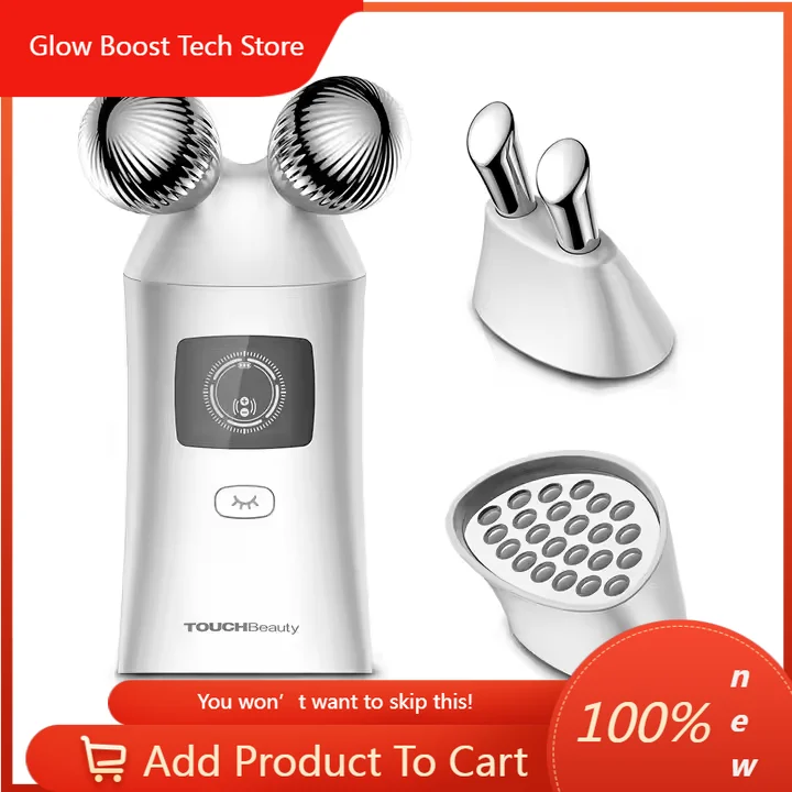 

NYSmart Library For TOUCHBeauty 3-in-1 Handheld Microcurrent Facial Massage Device USB-Powered For Face Body LCD Display Home