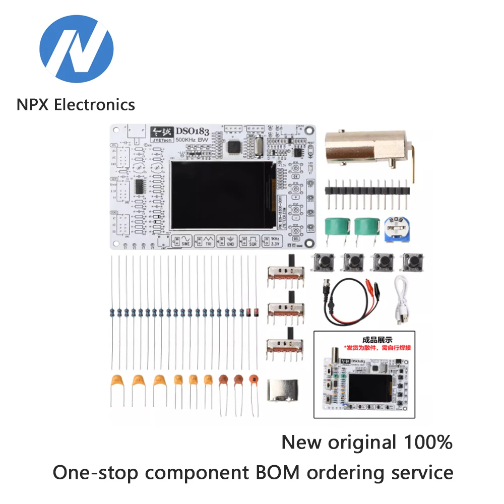 

DSO183 Цифровой осциллограф DIY Kit для электронного обучения соревнований - Базовое обучение для начинающих - Измерительный инструмент