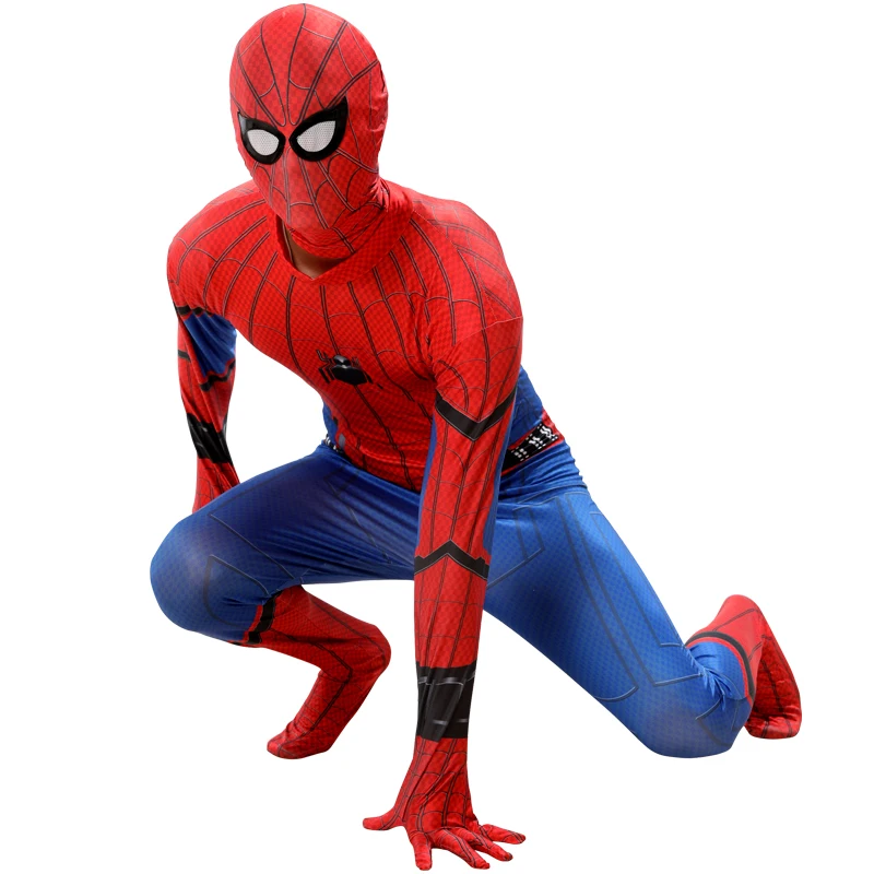 Spiderman Costume for Kids Cosplay New Era War Bodysuit Superhero Zentai Suit Jumpsuit Carnival Party Costumes