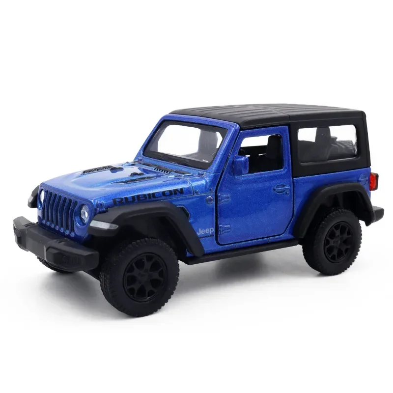 MAKEDA 1:36 Wrangler Rublcon Convertible Hardtop voiture Simulation moulé sous pression en alliage de métal modèle voiture jouets pour enfants Collection cadeaux