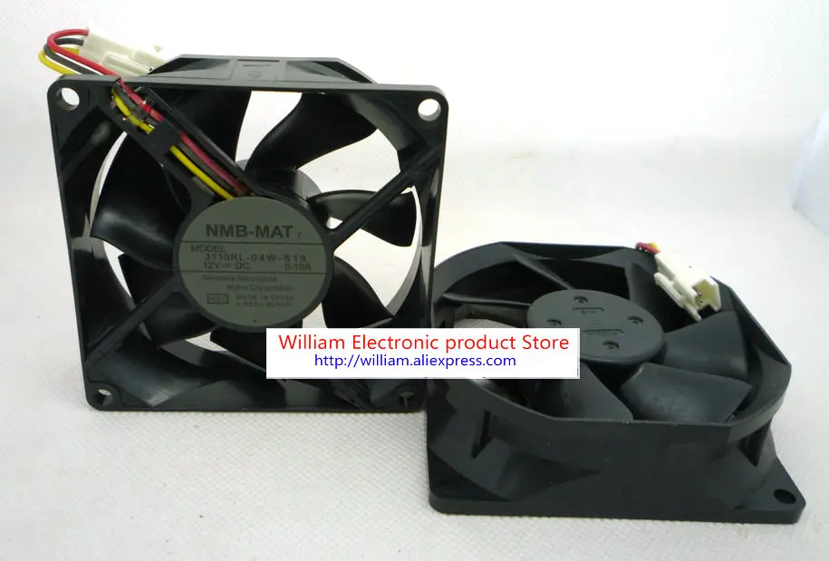 Original 80*80*25MM 12v 0.1a 3110rl-04w-s19 Projector Cooling Fan