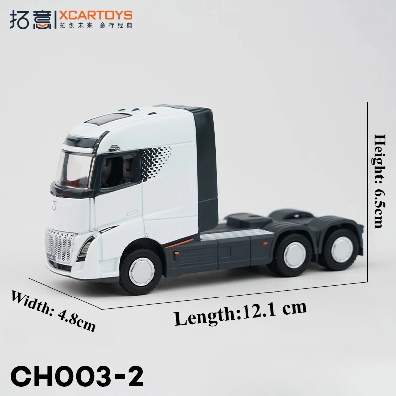 XCARTOYS 1/64 CH003-2 Camion in lega pressofusione Modelli di auto da collezione per adulti Decorazioni Giocattoli per adolescenti Regali di compleanno per bambini