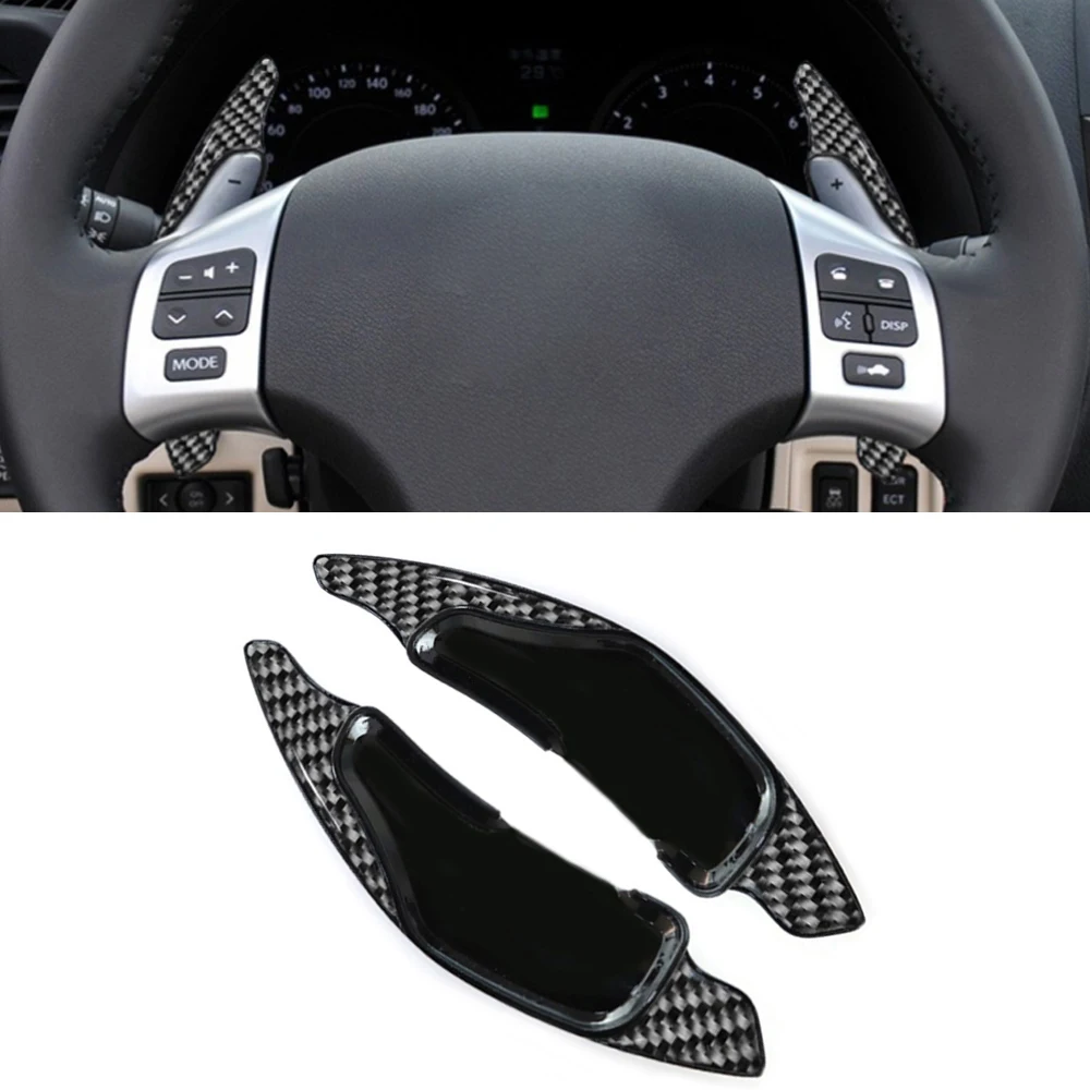 Car Accessories for Lexus IS IS205 2006-2012 Carbon Fiber 2 PCS Car Steering Wheel Shift Paddle Shifter Extended Decor