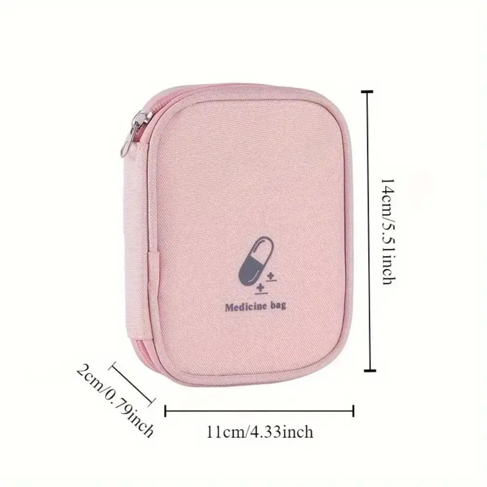 Ultra-Compact Portable Medicine Bag Waterproof Pill Case Emergency Aid Kit Secure Pill Storage Storage Box